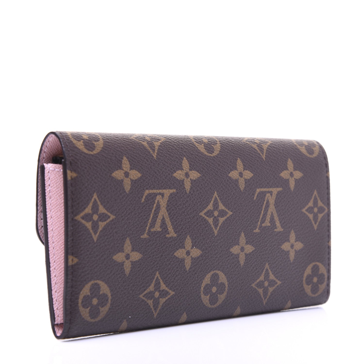 Louis Vuitton Monogram Emilie Wallet Rose Ballerine 3 of 11