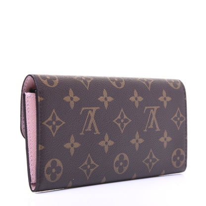 Louis Vuitton Monogram Emilie Wallet Rose Ballerine 3 of 11