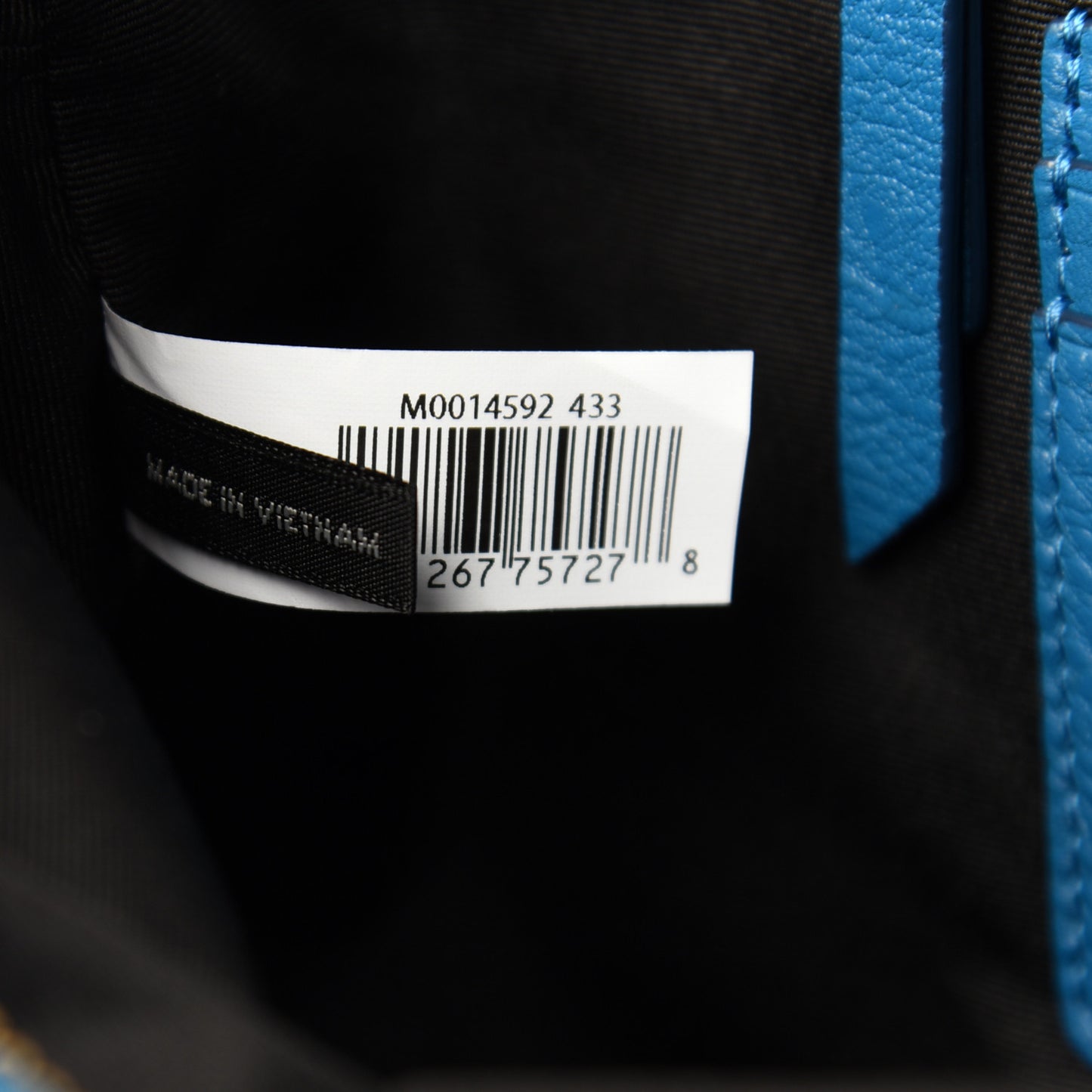 Supple Natural Grain Calfskin The Softshot 27 Bag Blue Monday