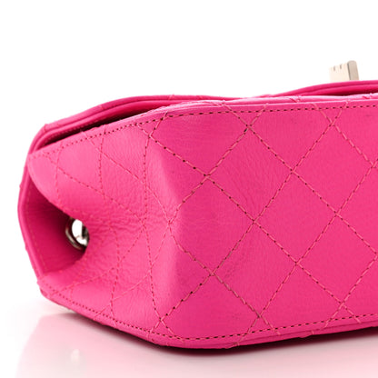Chanel Goatskin Quilted 2.55 Reissue Mini Flap Fluorescent Pink 9 of 11