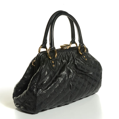 Marc Jacobs Calfskin Quilted Stam Black 3 of 7