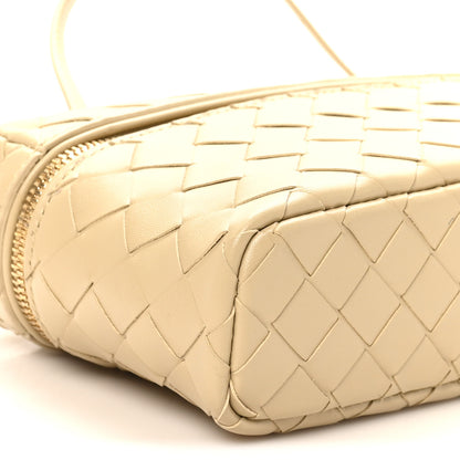 Bottega Veneta Calfskin Intrecciato Bang Bang Vanity Case Ecru 8 of 9