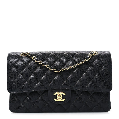 Chanel Caviar Quilted Medium Double Flap Black 1 of 10