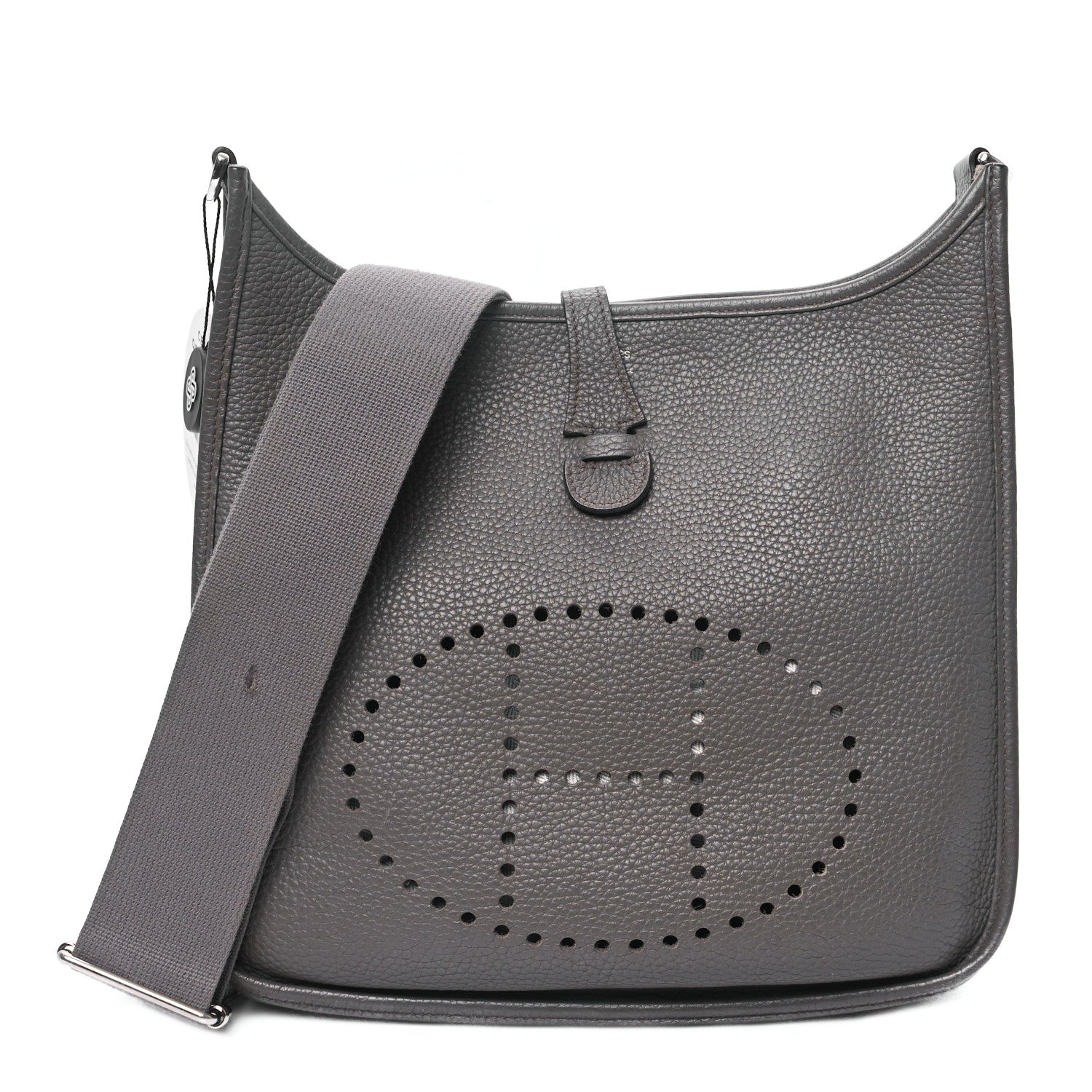 Hermes Taurillon Clemence Evelyne III PM Etain 1 of 11