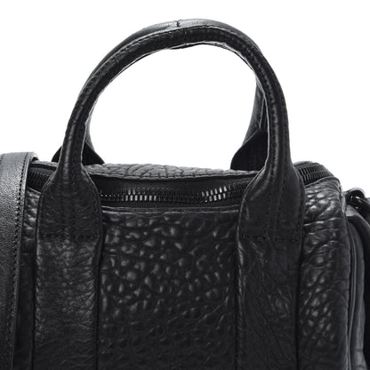 Alexander Wang Pebbled Lambskin Mini Rockie Black Matte Black Hardware 8 of 8