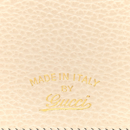 Gucci Dollar Calfskin Mini Swing Wallet Bag Mystic White 7 of 10