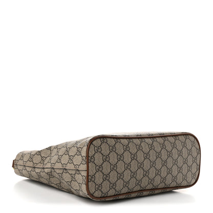 Gucci Soft GG Supreme Monogram Small Crossbody Tote Beige Cuir 4 of 10