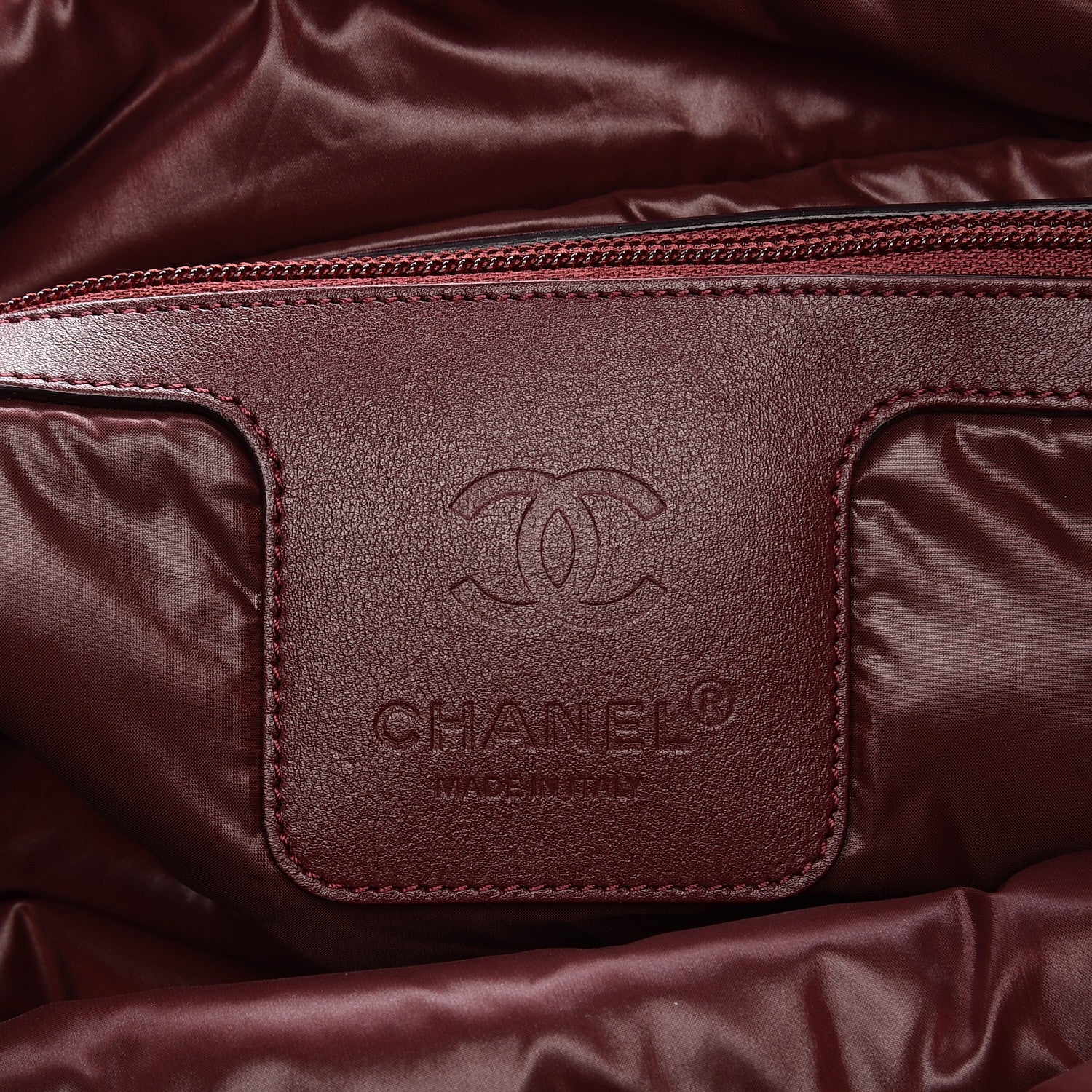 Chanel Nylon Quilted Large Coco Cocoon Tote Black 6 of 8