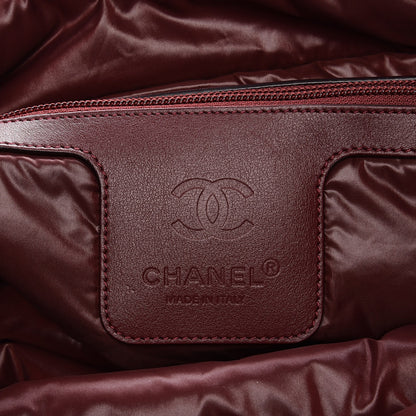 Chanel Nylon Quilted Large Coco Cocoon Tote Black 6 of 8