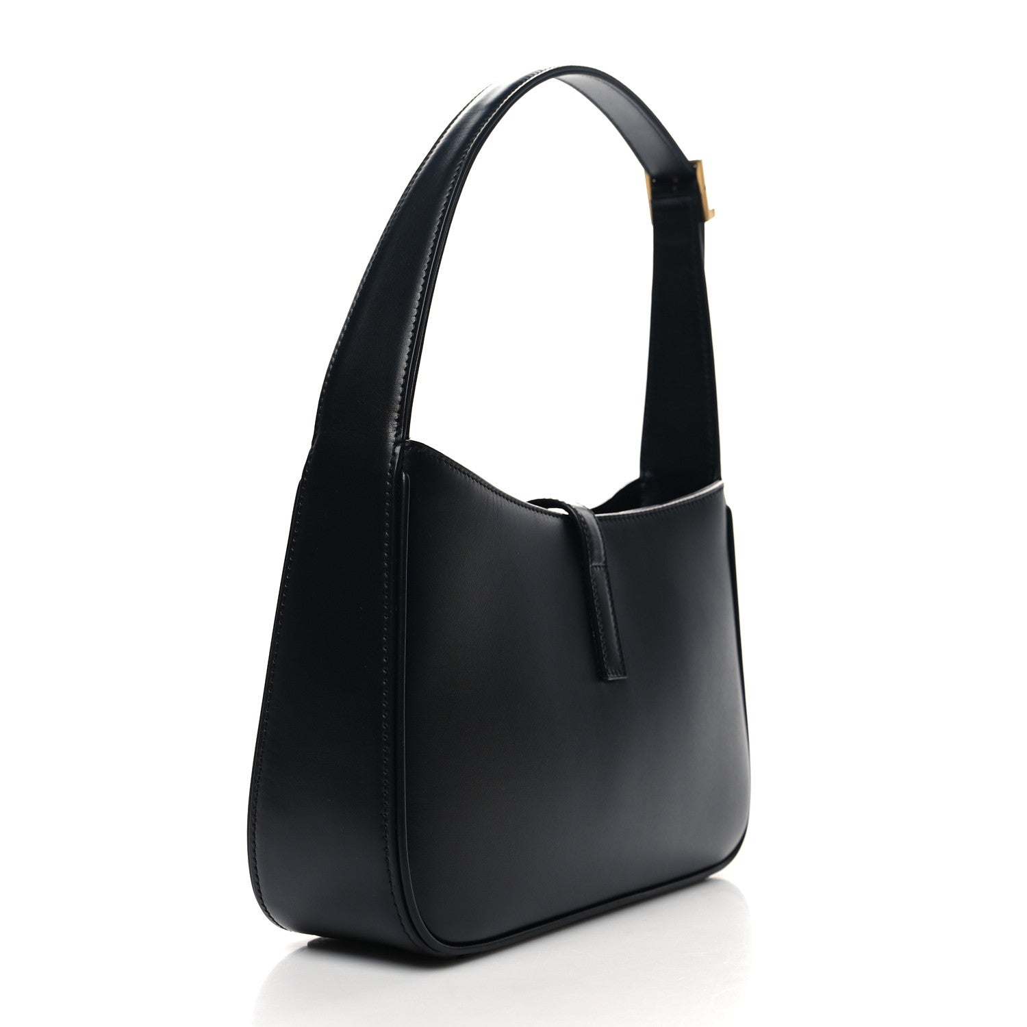 Saint Laurent Smooth Calfskin Le 5 A 7 Hobo Black 2 of 10