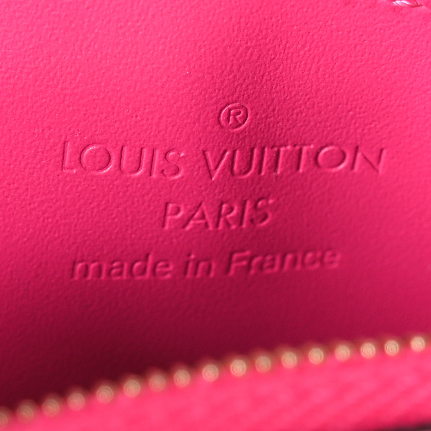 Vernis Valentine Key Pouch Fuchsia