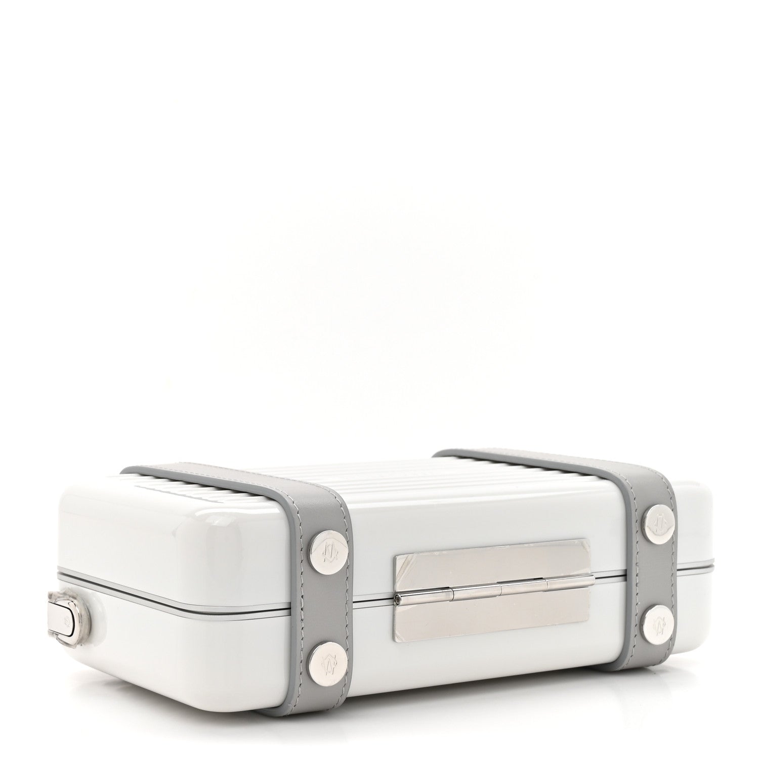Rimowa Gloss Polycarbonate Personal Cross-Body Bag White Grey 4 of 11