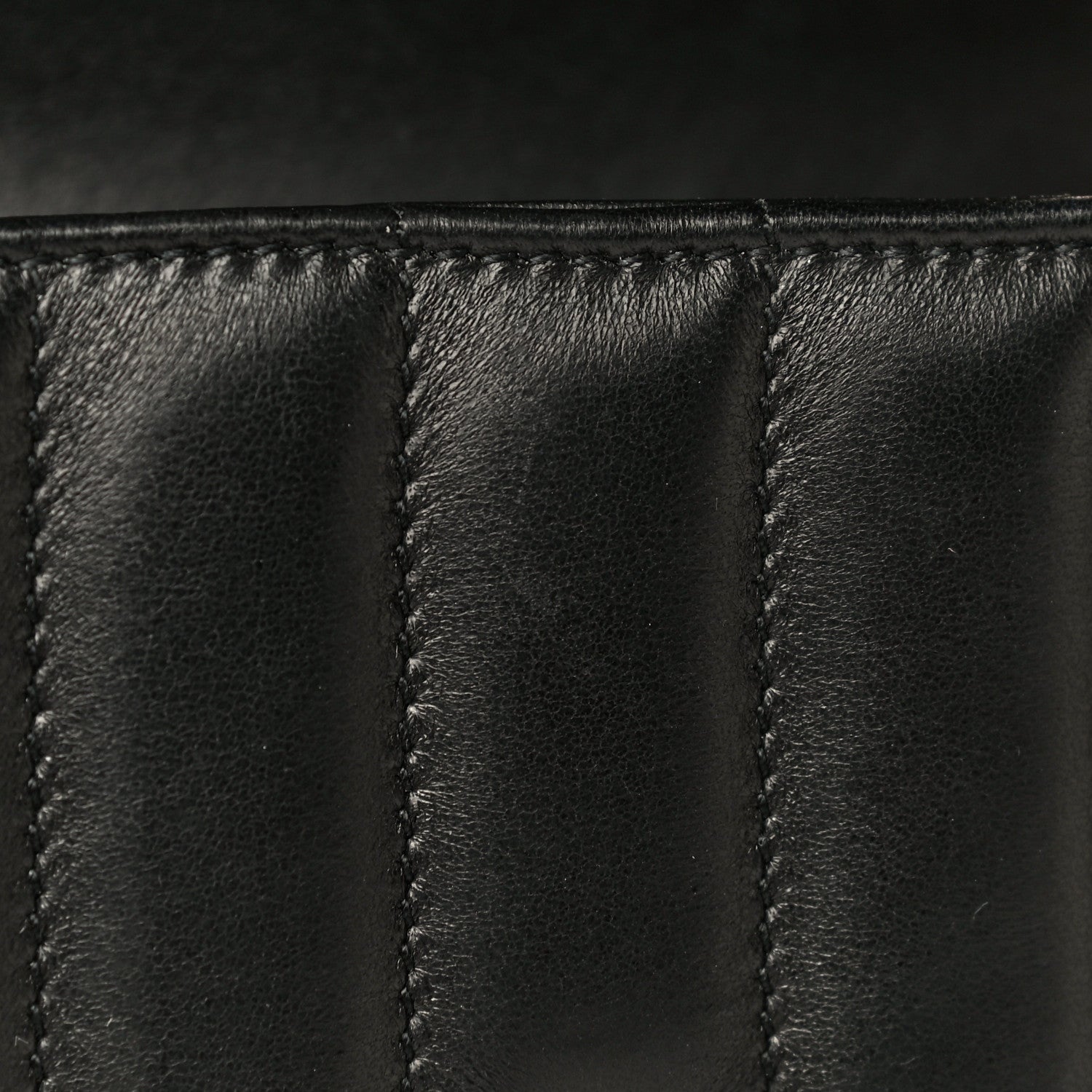 Saint Laurent Lambskin Matelasse Monogram Small Vicky Chain Bag Black 12 of 17