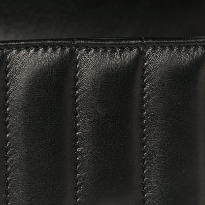 Saint Laurent Lambskin Matelasse Monogram Small Vicky Chain Bag Black 12 of 17