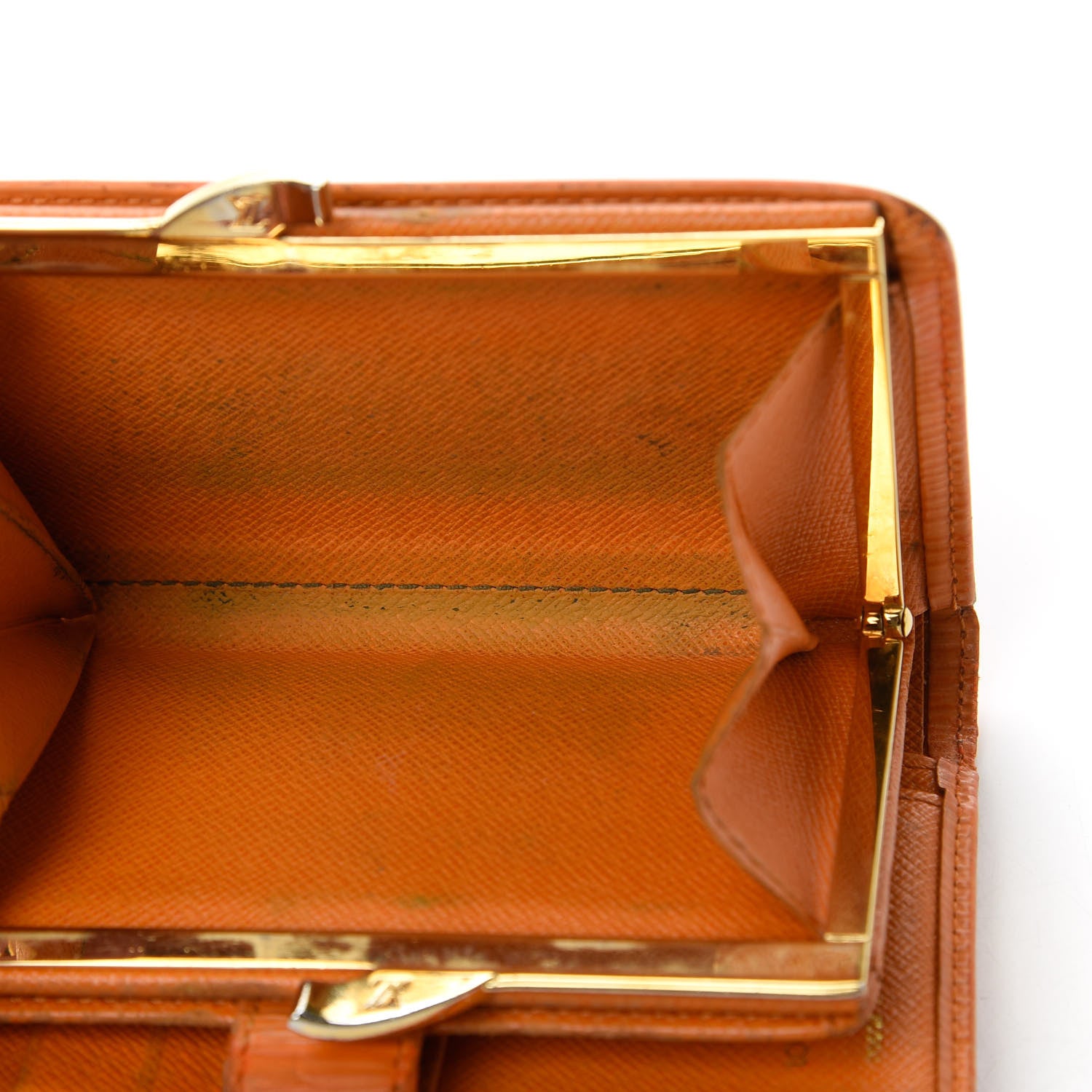 Louis Vuitton Epi French Purse Wallet Mandarin 13 of 13