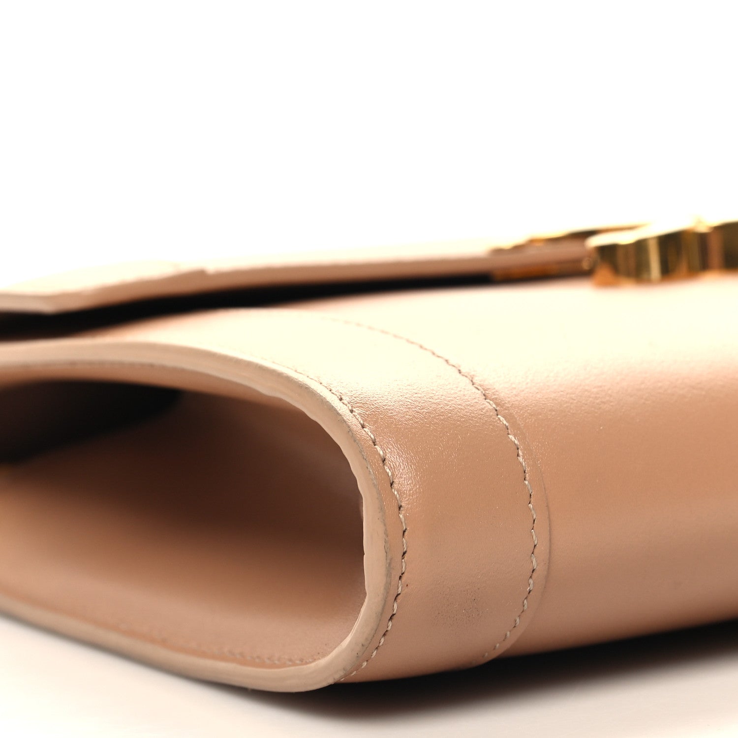 Celine Natural Calfskin Triomphe Strap Bag Nude 10 of 11
