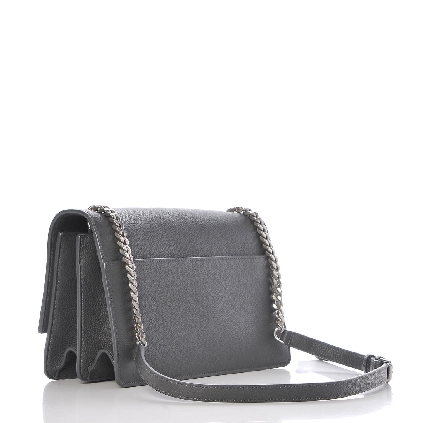 Grained Calfskin Embossed Monogram Medium Sunset Storm