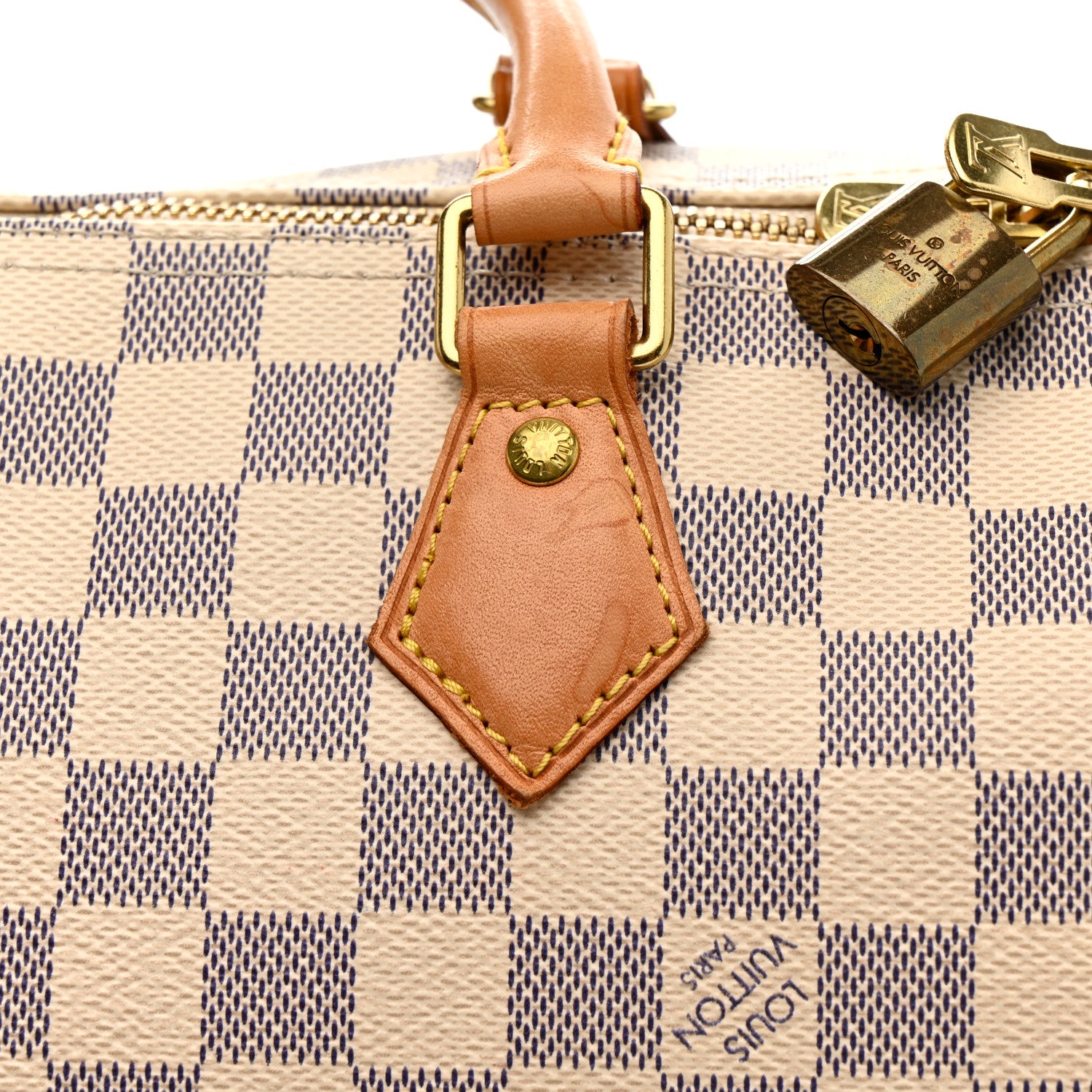 Louis Vuitton Damier Azur Speedy Bandouliere 30 13 of 15