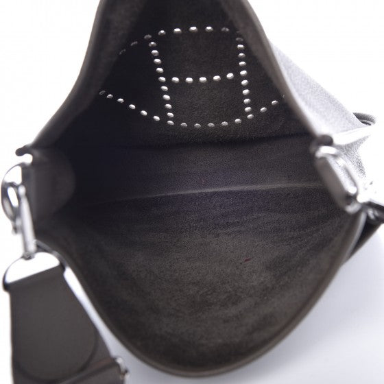 Hermes Taurillon Clemence Evelyne III PM Etain 5 of 9