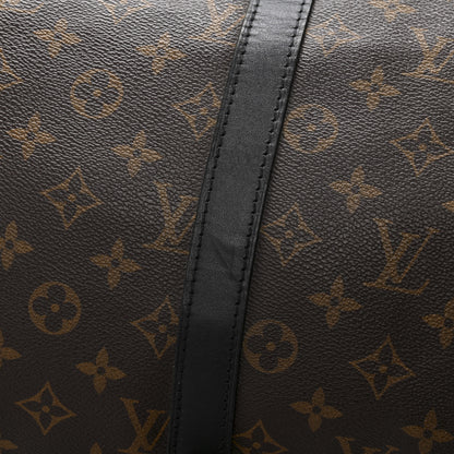 Louis Vuitton Monogram Macassar Keepall Bandouliere 45 14 of 14