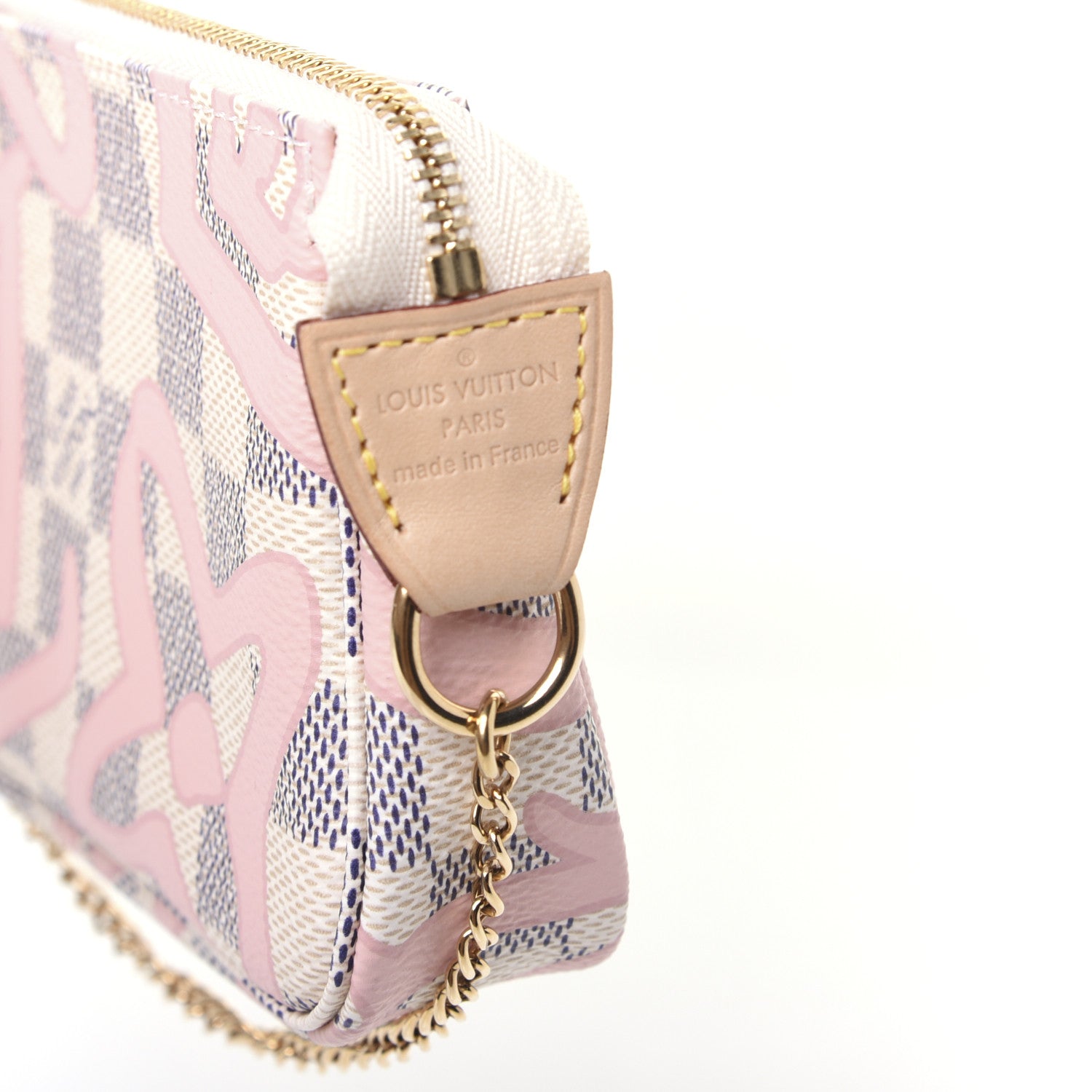 Louis Vuitton Damier Azur Tahitienne Mini Pochette Accessories 8 of 10