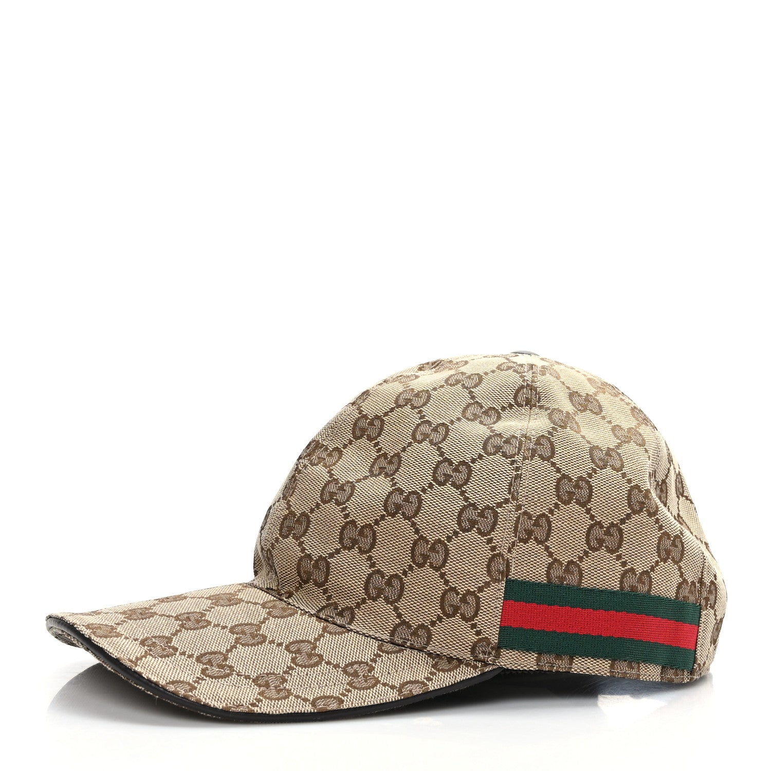 Gucci Monogram Web Baseball Hat M Beige Cocoa 1 of 9