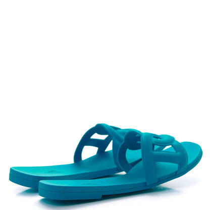 Hermes Rubber Aloha Sandals 39 Blue Vif 4 of 8