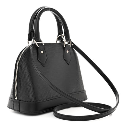 Louis Vuitton Epi Alma BB Black 3 of 10
