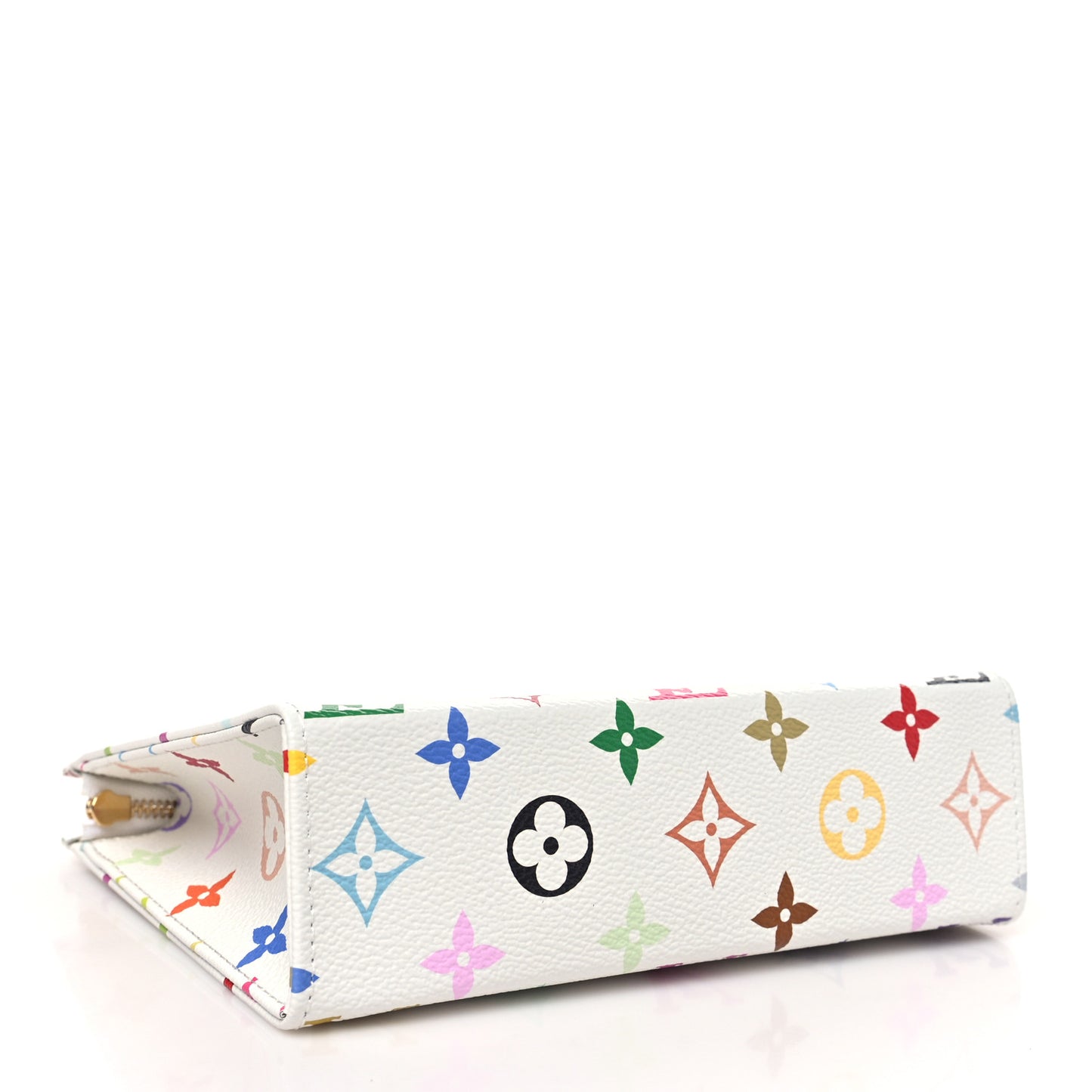 X TM Monogram Multicolor Toiletry Pouch 19 White