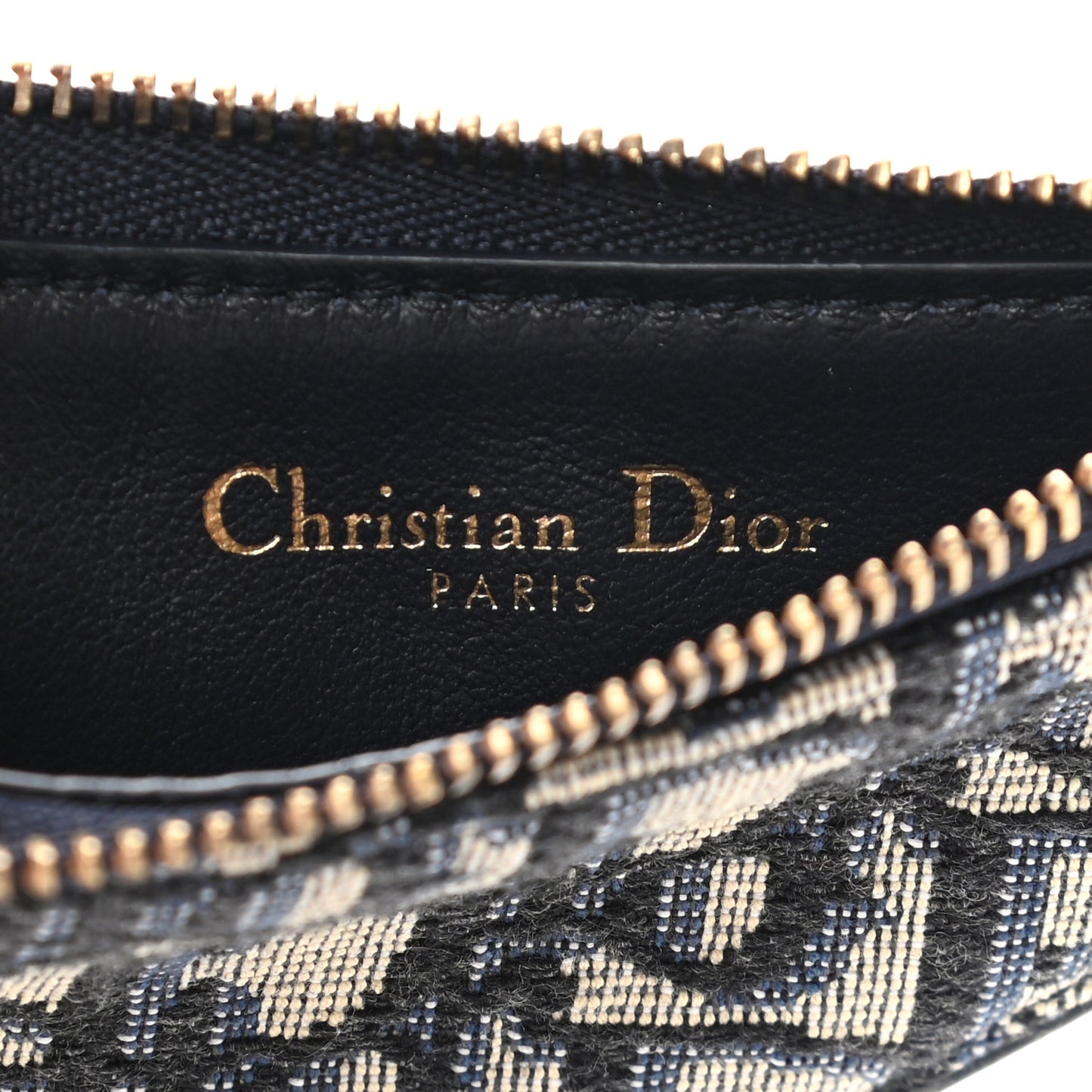 Oblique Saddle Coin Purse Blue