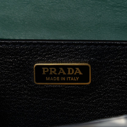 Prada City Calf Saffiano Cahier Bag Biliardo Black 6 of 9