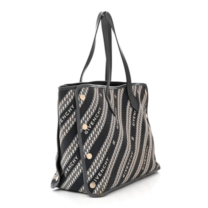 Givenchy Canvas Jacquard Medium Bond Tote Oil Blue 4 of 18