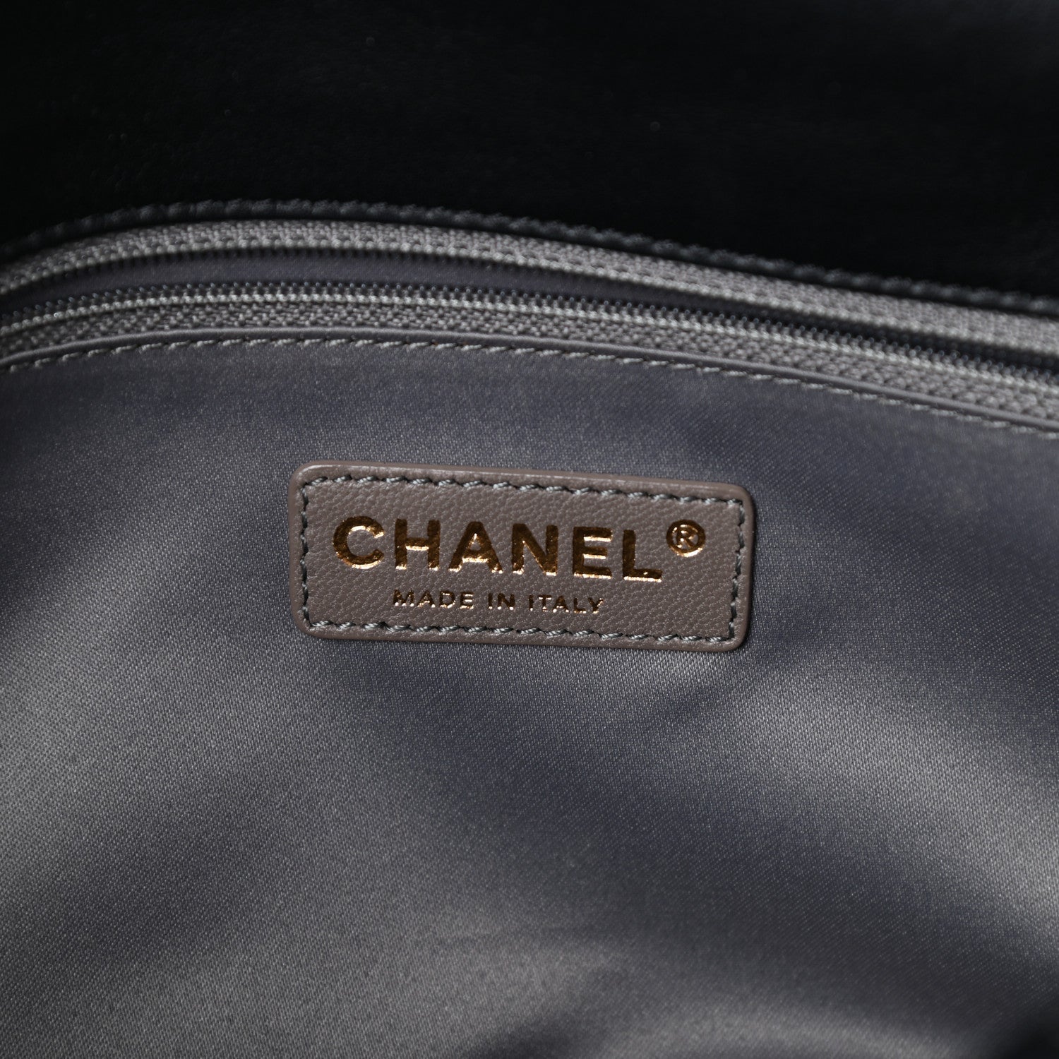 Chanel Calfskin Stitch Triptych Flap Black 6 of 10