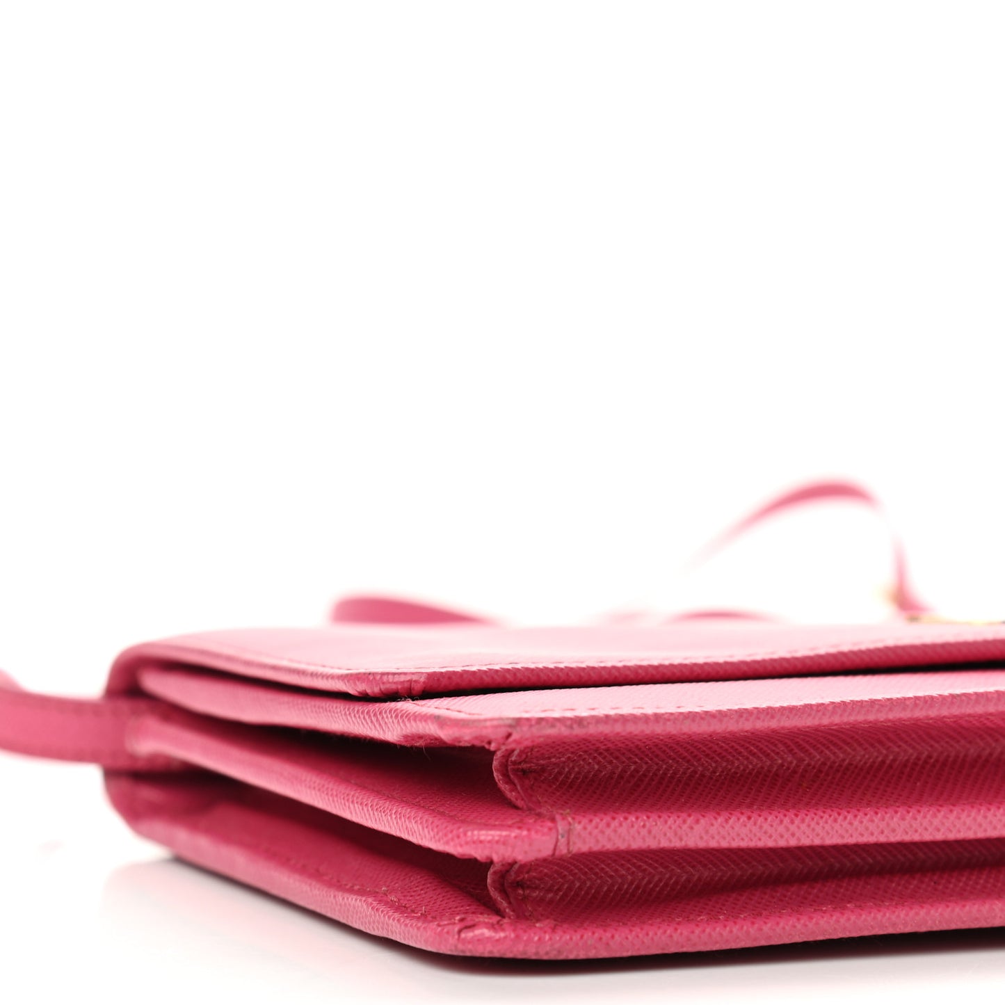 Saffiano Metal Mini Crossbody Wallet Ibisco