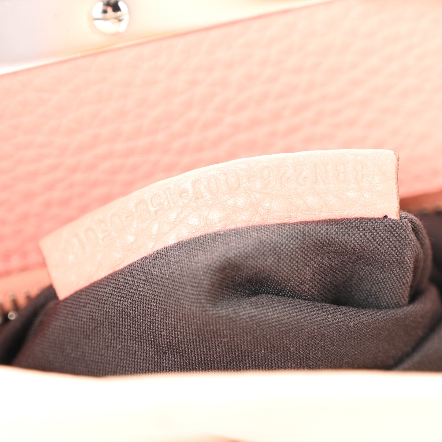 Cuoio Romano Selleria Bi-Color Medium Peekaboo Iconic Satchel Rosa Plaster Pesca