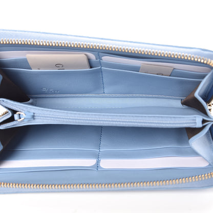 Gucci Microguccissima Zip Around Wallet Mineral Blue 5 of 9