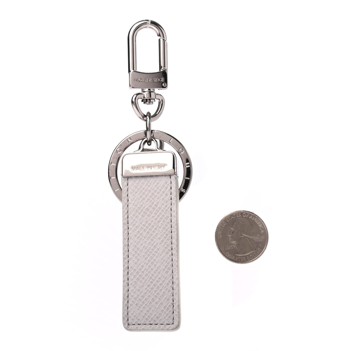 Monogram Neo LV Club Bag Charm Key Holder White