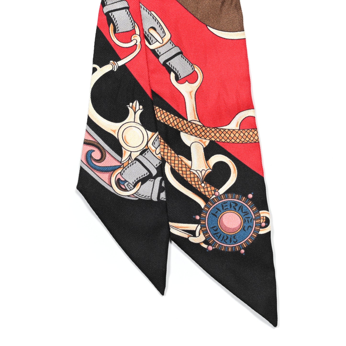 Silk Festival des Amazones Twilly Black Rouge Bleu