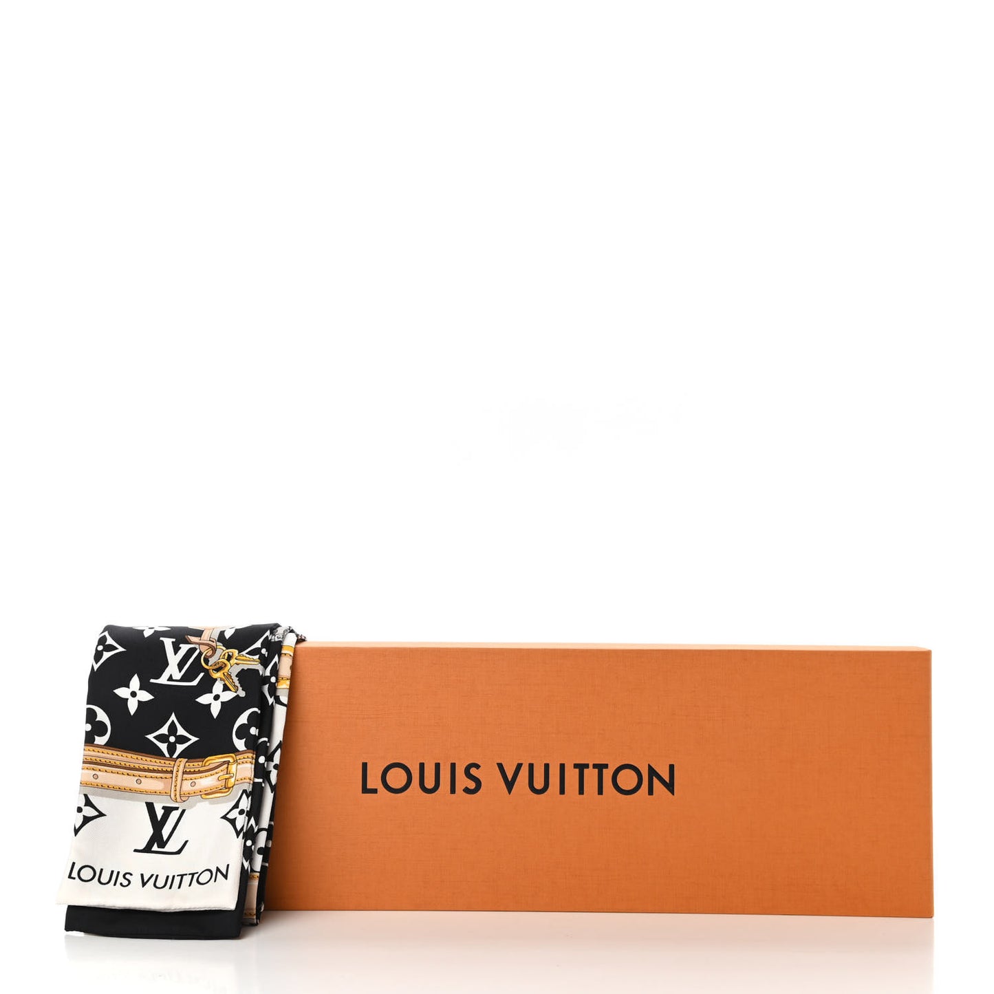 Silk Monogram Confidential Bandeau Black