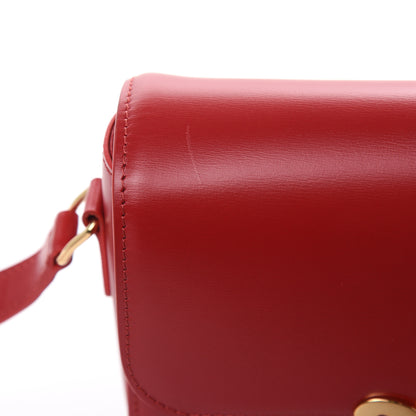 Celine Shiny Calfskin Teen Triomphe Red 10 of 11