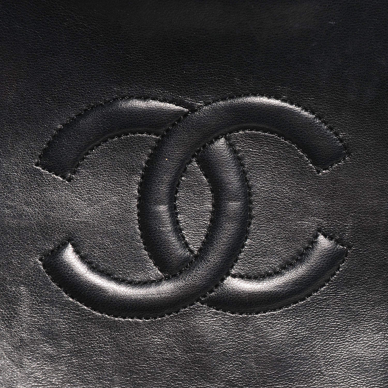 Chanel Lambskin Quilted Medium Single Flap Black 8 of 9