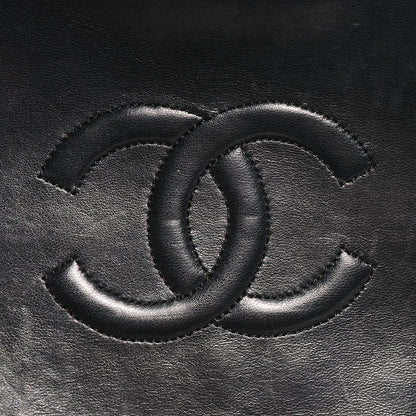 Chanel Lambskin Quilted Medium Single Flap Black 8 of 9