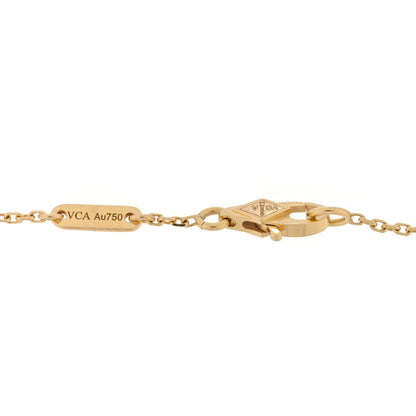 Van Cleef & Arpels 18K Yellow Gold Mother of Pearl Sweet Alhambra Bracelet 3 of 3
