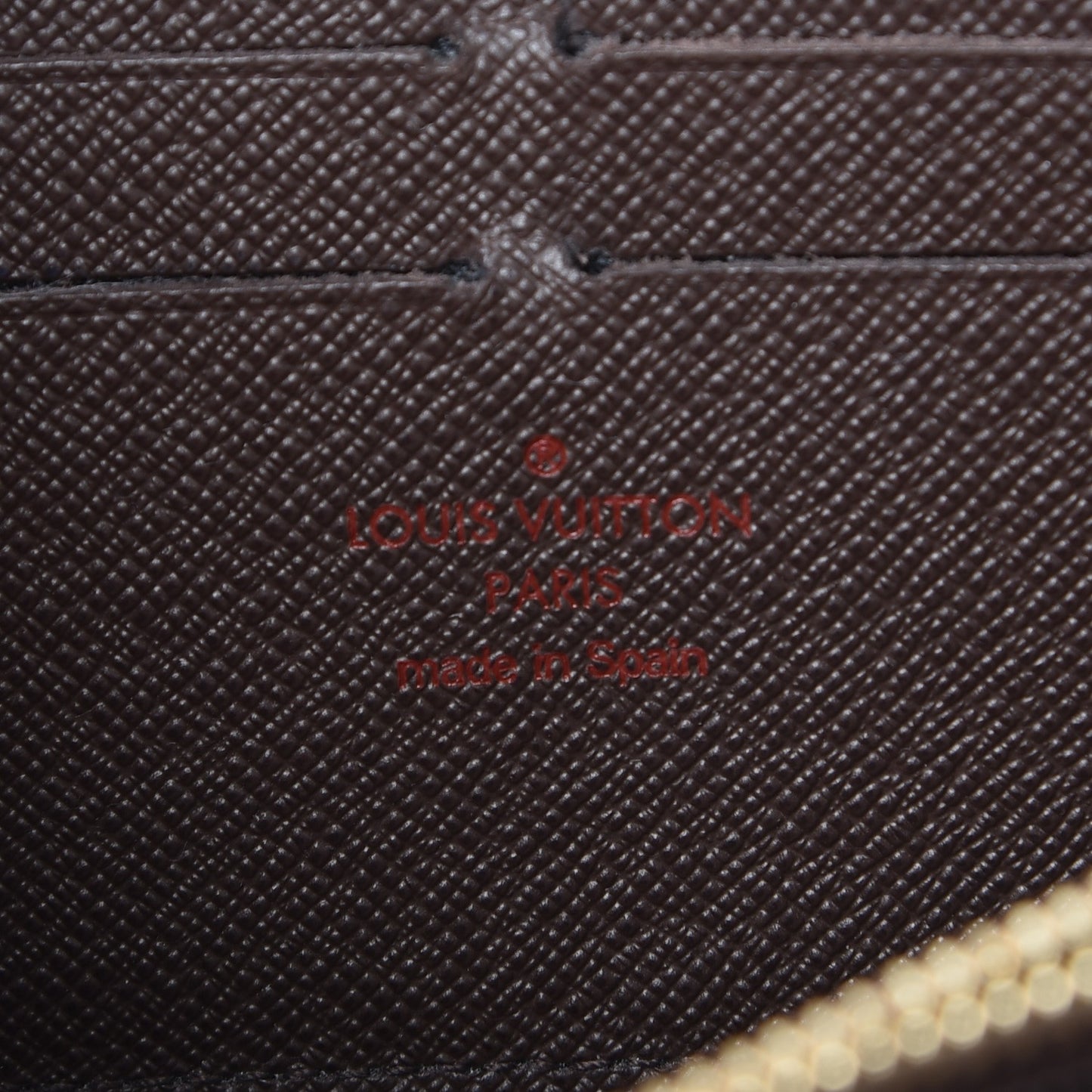 Damier Ebene Zippy Wallet