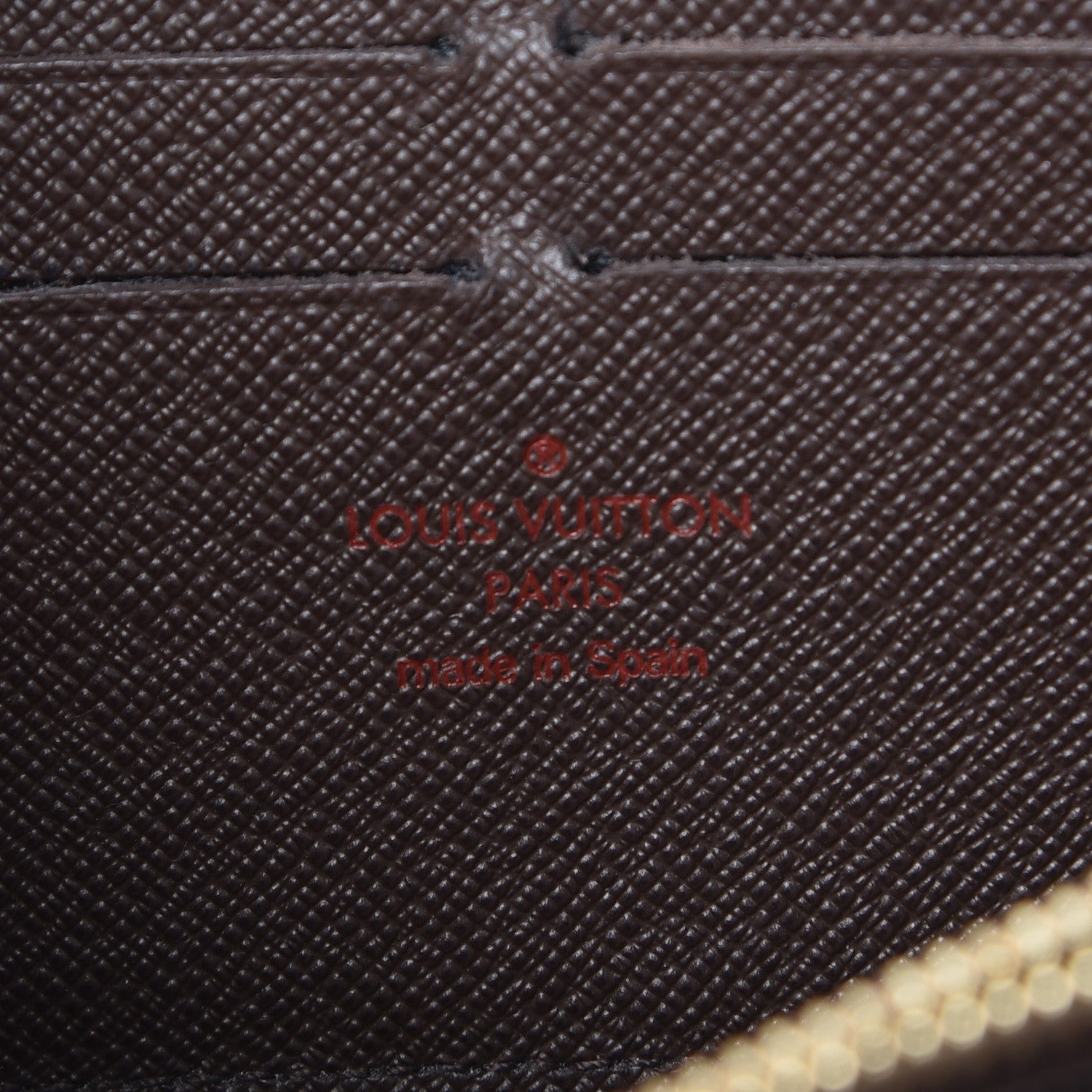 Louis Vuitton Damier Ebene Zippy Wallet 6 of 7
