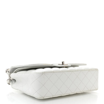 Chanel Caviar Quilted Medium Double Flap White 4 of 10