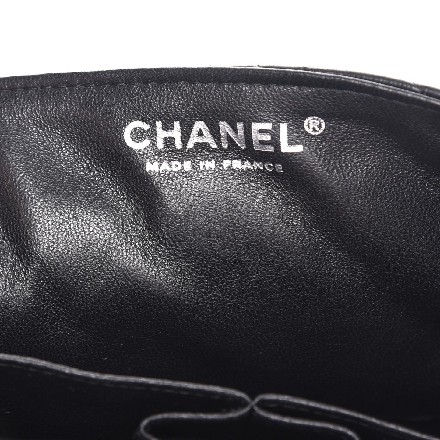 Calfskin Quilted Hybrid Reissue East West Flap Black