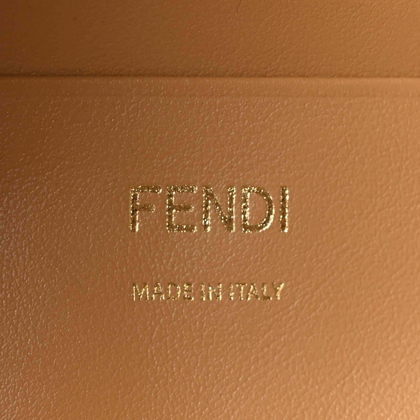 Raffia FF Mini Baguette Beige