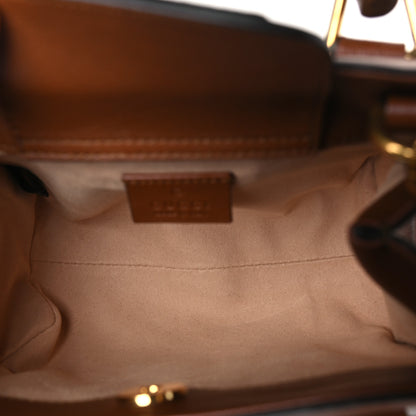 Gucci Wonka Grain Calfskin Mini Diana Tote Bag Cuir 5 of 12