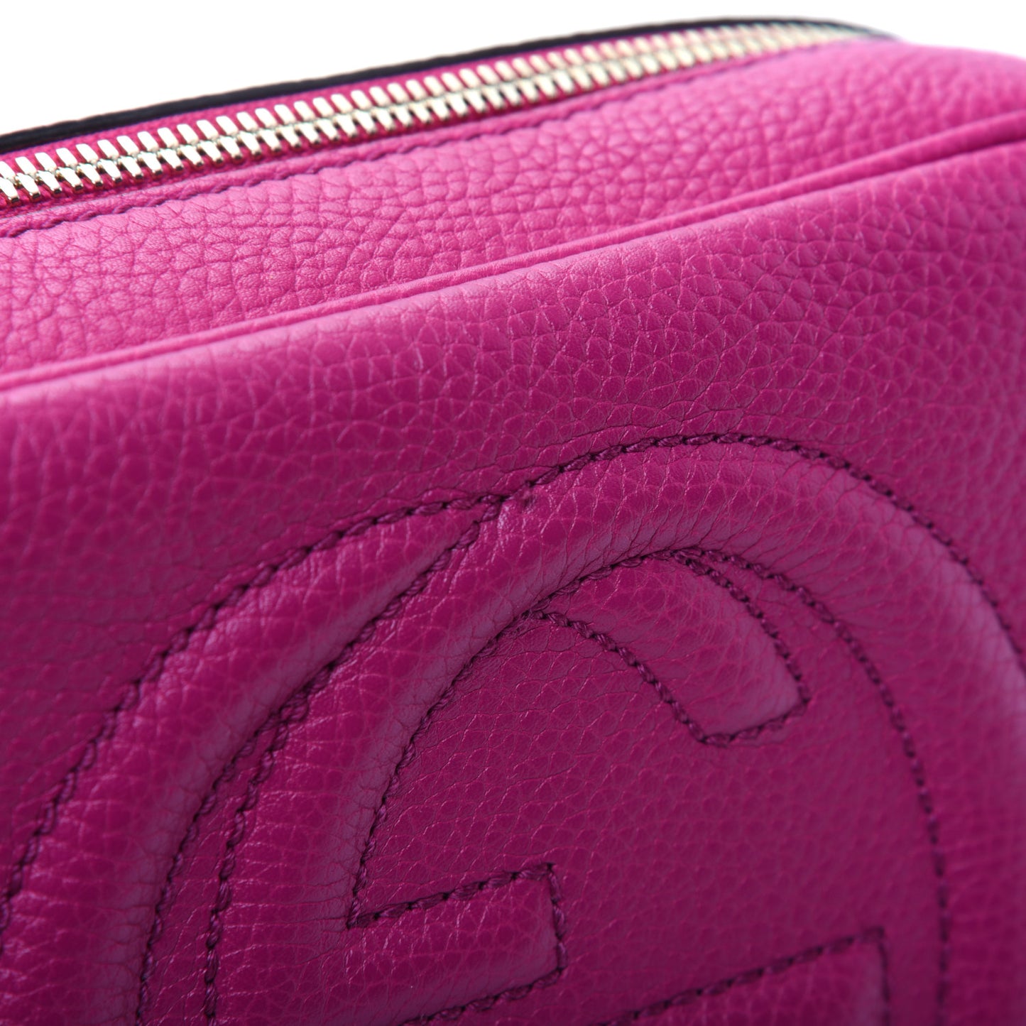 Cellarius Calfskin Small Soho Disco Bag Bright Bouganville